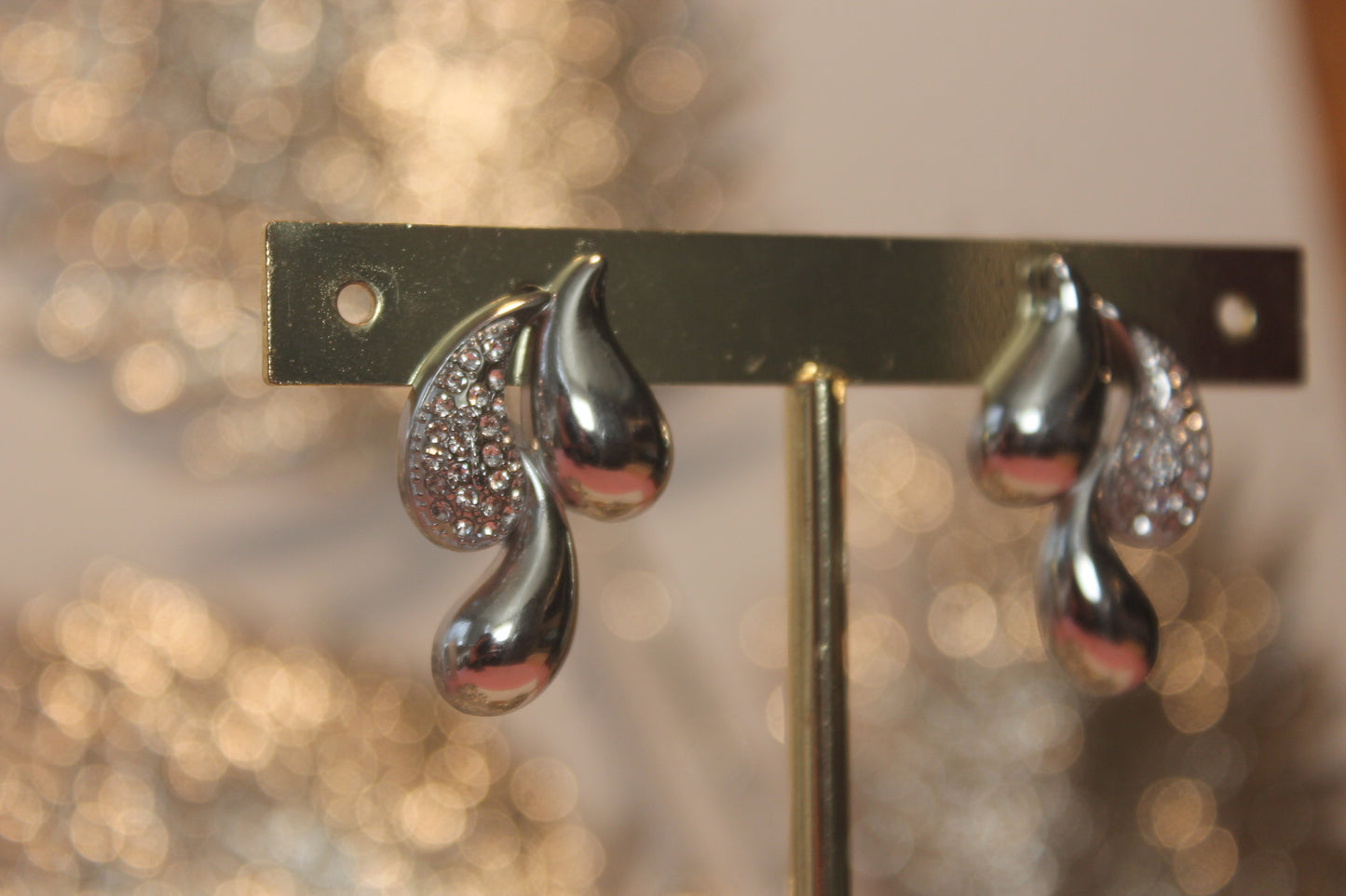 Brincos 'Gotas Brilhantes'