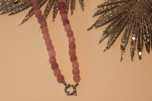 Colar 'Bubble' Rosa Velho