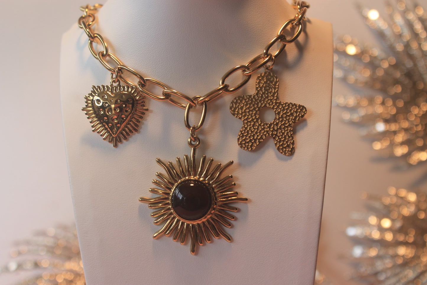Colar 'Charms Sol'