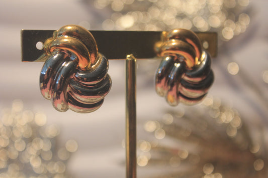 Brincos 'Ondas Bicolor'