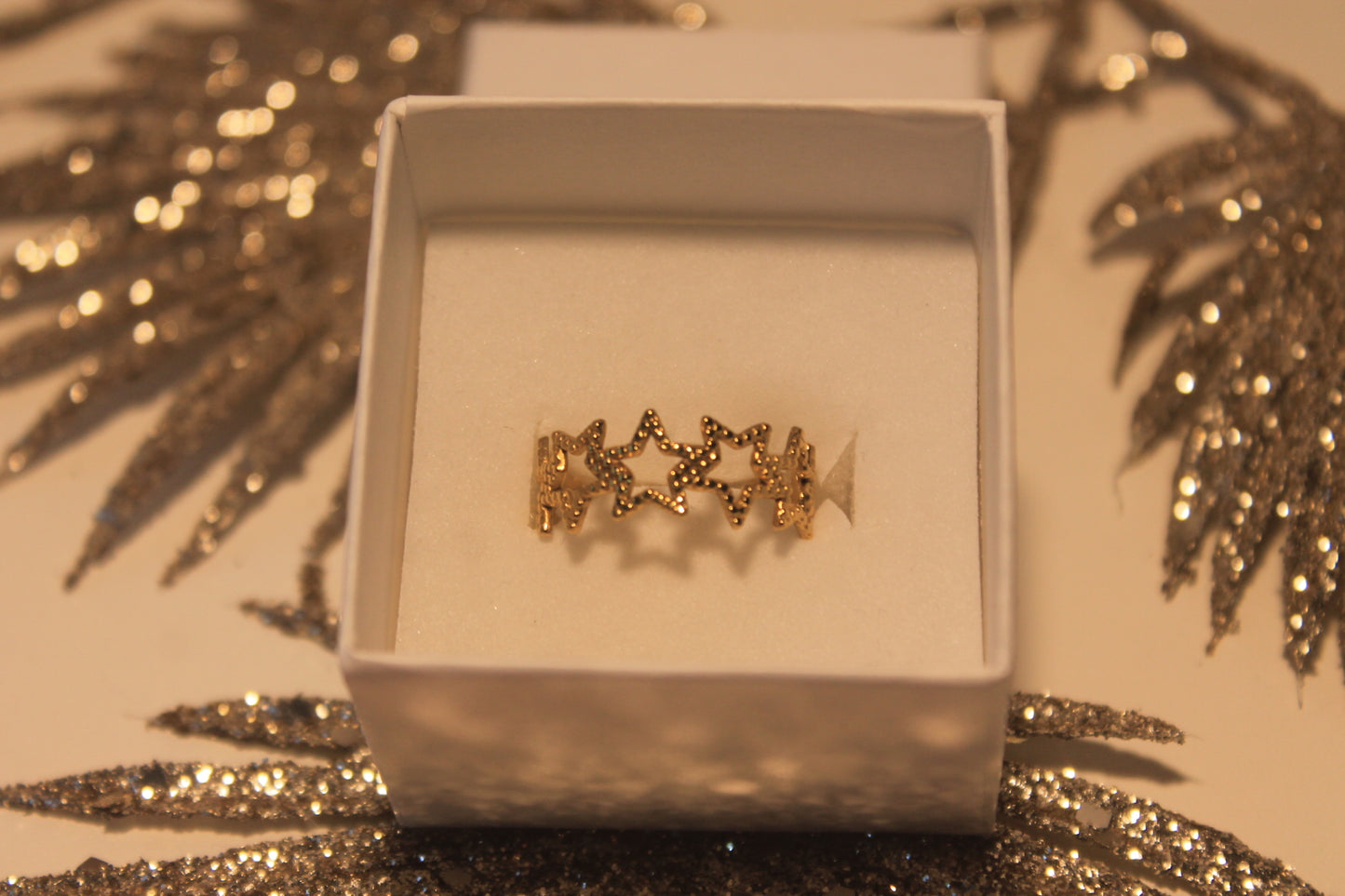 Anel 'Stars' Dourado