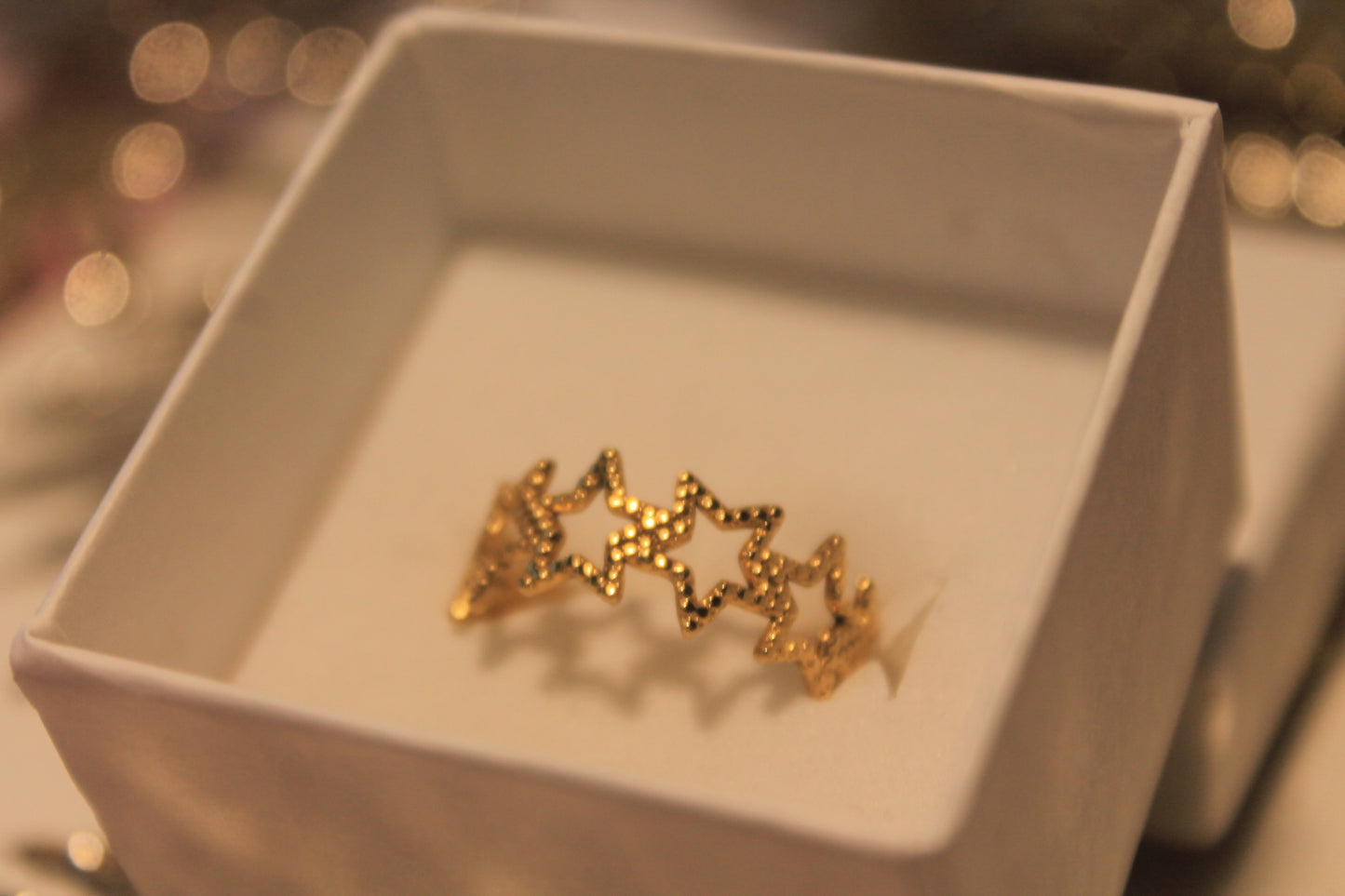 Anel 'Stars' Dourado