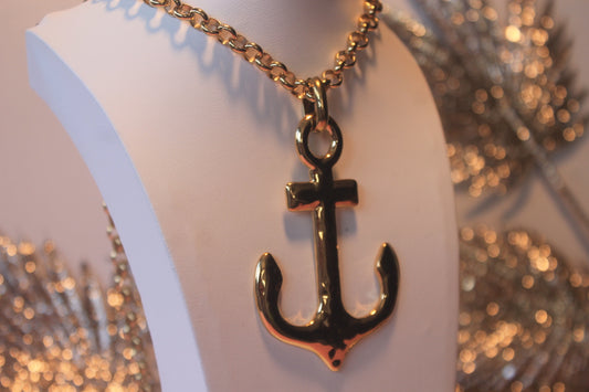 Colar 'Âncora Marinha'