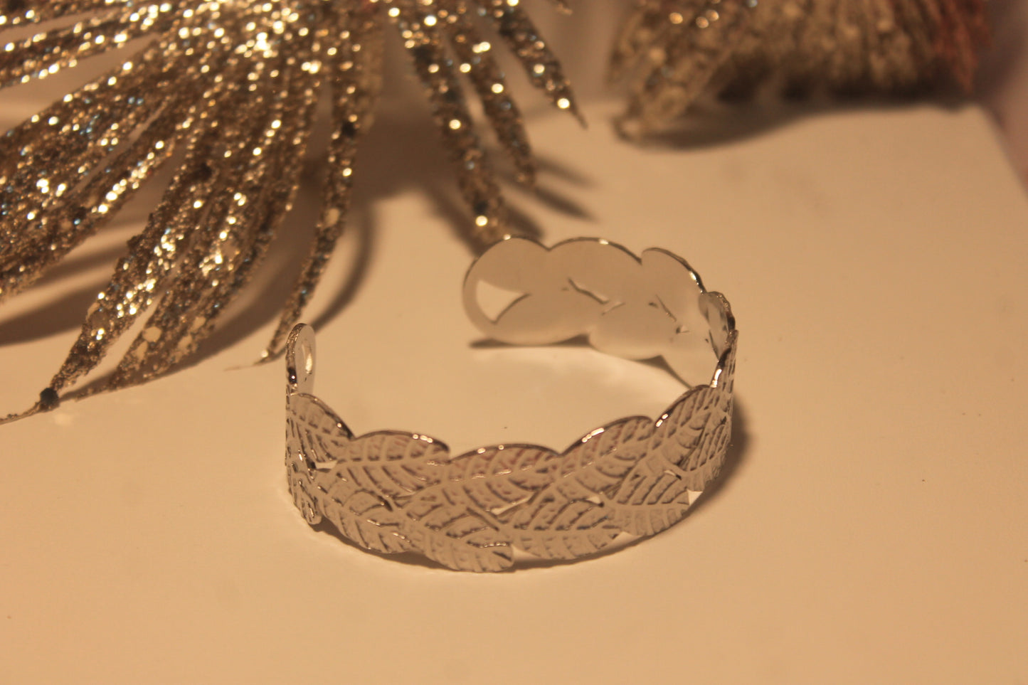 Pulseira 'Escrava Folhas'
