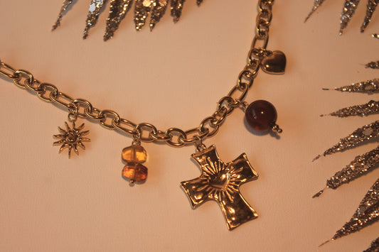 Colar 'Charms Cruz'
