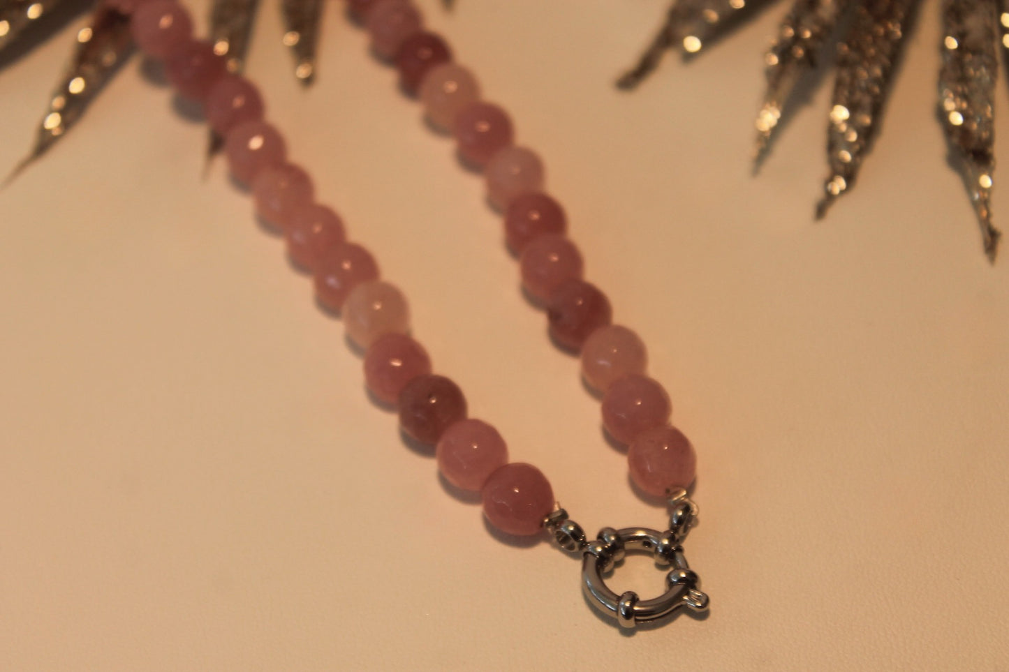 Colar 'Bubble' Rosa Velho